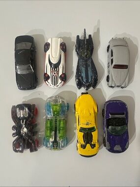 Vintage Lot of 8 Hot wheels cars years 1992-2023